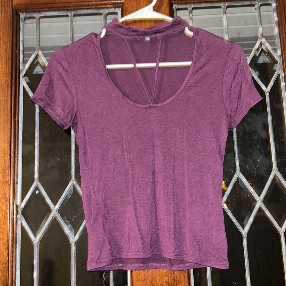 Purple shirt from Charlotte Russe
